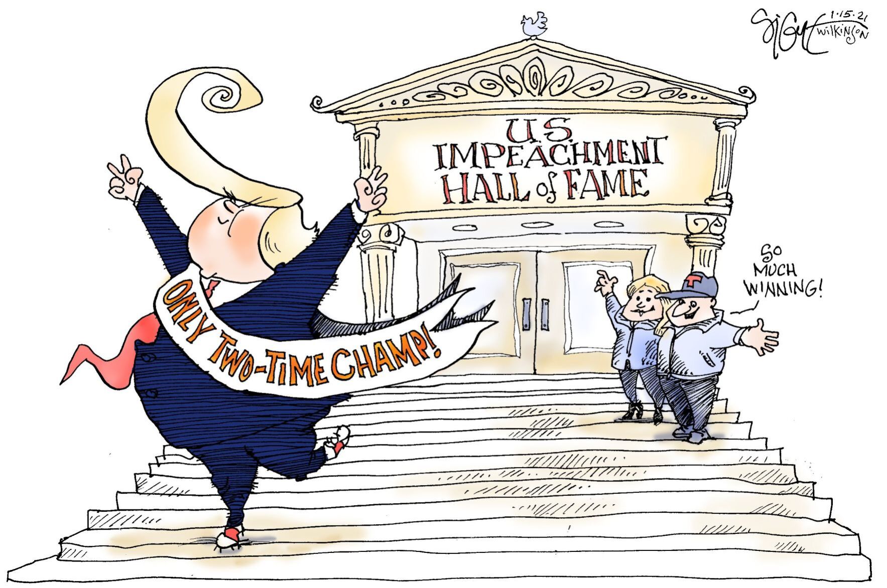 Signe Wilkinson cartoon